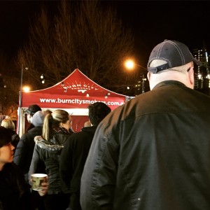 Queuing for the smoked meats