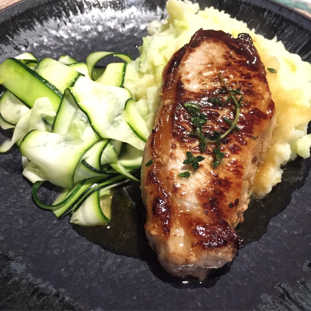 Dinner on my Made in Japan plates.